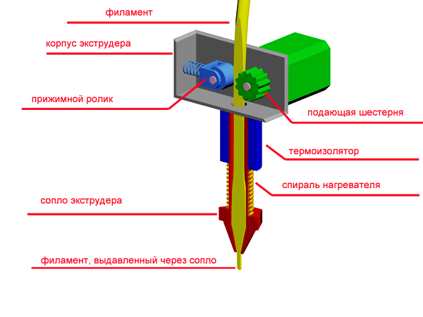 Устройство экструдера: методы работы Устройство экструдера: методы работы